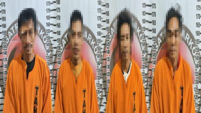 Empat Pria Di Tangkap Polisi Saat Sedang Asyik Pesta Sabu
