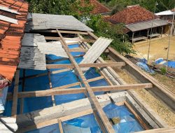 Delapan Rumah Di Desa Tobei Tenga Di Hantam Puting Beliung