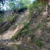 Tebing Sering Longsong warga desa tagangser Laok khawatir Rumahnya Tergerus