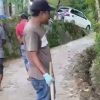 Warga Bencek Desa Dempoh Barat Bangun Saluran air Drainenase Dengan swadaya