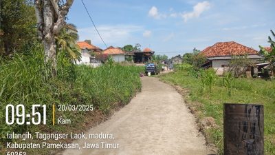 Pengaspalan Di Desa TagangserLaok Tanpa Papan Nama Proyek, Kades: Nanti Kalau Sudah Hampir Selesai 