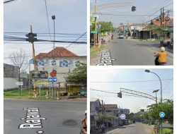 Pertigaan Berbahaya Di Sampang, Lampu Peringatan Tak Berfungsi