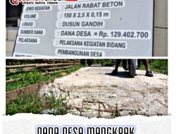 Pekerjaan Dana Desa Mangkrak, Warga Desak APH Tangkap PJ dan Mentor