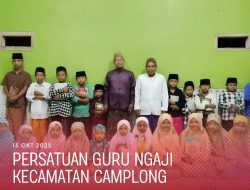 Forum Persatuan Guru Ngaji Camplong Gelar Monitoring Penerima Bantuan