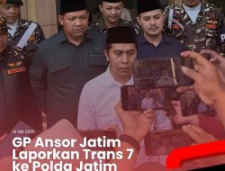 GP Ansor Jatim Laporkan Trans7 atas Dugaan Penghinaan Ulama dan Pesantren