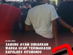 Wisata Judi Sabung Ayam Desa Taman Situbondo Majukan Pendapatan Desa, Warga : Terimakasih Bapak Kapolres