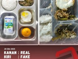 Beredar Foto Menu MBG di SDN 1 Astapah, Omben : Warganet Pertanyakan Menu dan Gizi nya
