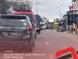Warga Geram, PemDes Dharma Tanjung Diduga Tutup Mata Terhadap Kondisi Jalan Macet