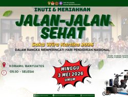 Semarak Hardiknas 2026 di Sampang, TNI dan Pramuka Gelar Jalan Sehat