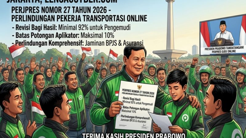 Angin Segar Bagi Driver Ojol, Presiden Prabowo Pastikan Pendapatan Mitra Naik Jadi 92%