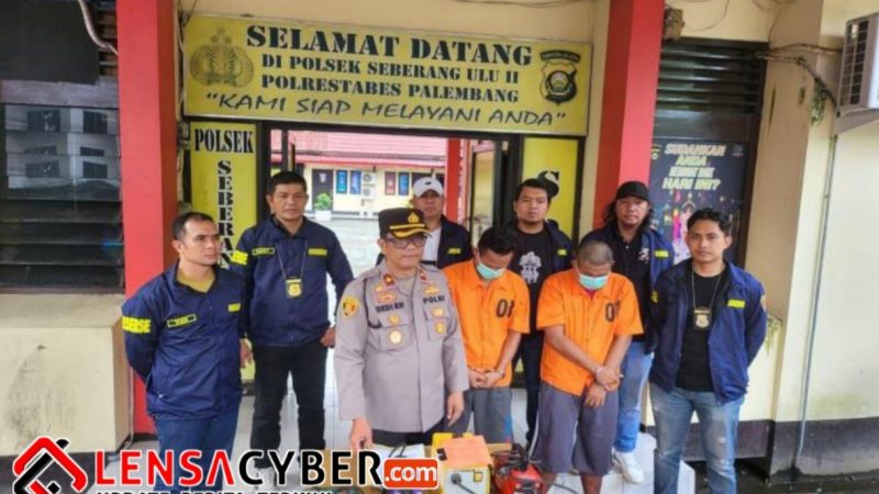 Polsek SU II Ringkus Spesialis Pembobol Bengkel di Sentosa, Dua Residivis Tak Berkutik
