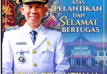 Kabiro Lampung Utara Iskandar Ucapkan Selamat atas Pelantikan Camat Sungkai Tengah