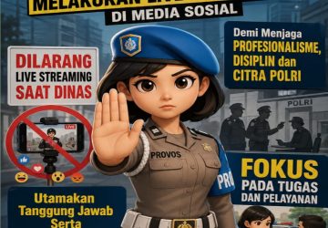 Polres Landak Ingatkan Anggota : Tugas Utama adalah Melayani, Bukan Live Streaming