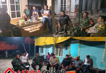 Sinergi Aparat dan Pemerintah di Kelurahan Sentosa Jaga Kekhidmatan Malam Takbiran 1447 H