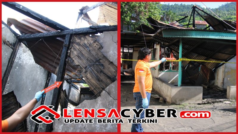 Polisi Gelar Olah TKP Kebakaran Rumah di Bungin, Kerugian Ditaksir Capai Rp350 Juta