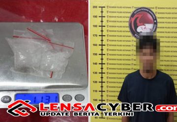 Polsek Manis Mata Tangkap Terduga Pengedar Sabu, Amankan Barang Bukti 11,31 Gram