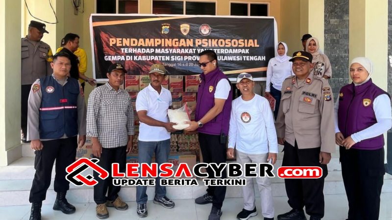 Pulihkan Trauma Pasca Gempa, Tim Psikologi Polda Sulteng Bangkitkan Semangat Warga Sigi