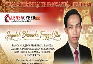 Pimpinan Redaksi Lensacyber.com Ucapkan Selamat Hari Lahir Pancasila 1 Juni 2026: Jagalah Bhinneka Tunggal Ika