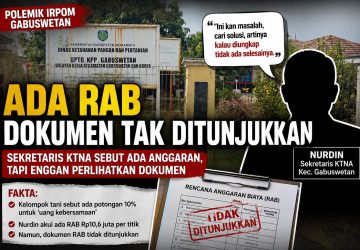 IRPOM Gabuswetan Kian Menguat, Sekretaris KTNA Sebut Ada RAB Namun Dokumen Tak Ditunjukkan