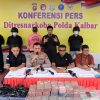 Polda Kalbar Tangkap Bandar Narkotika Sita 4,3 Kg Sabu Heroin,Ekstasi,Cartridge dan Uang Tunai 3,8 M