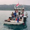 Sat Polairud Polres Lampung Selatan Patroli Gunung Anak Krakatau, Wisatawan Diimbau Tidak Mendekat ‎ ‎