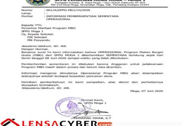 Anggaran Seret, Program Makan Bergizi Gratis di SPPG Moga Pemalang Setop Sementara