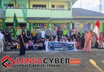 Sambut Tahun Baru Islam 1448 H, Ratusan Siswa MIN 2 Landak Gelar Pawai Meriah