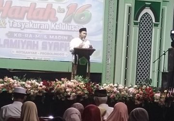 Haflatul Imtihan yayasan Islamiyah Syafi’iyah yang ke 16, Gus Fais ajak semua wali murid ikut andil dan membantu