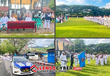 Kasat Binmas Polresta Banggai Lepas 187 Peserta Long March INKANAS Jelang Ujian Kenaikan Tingkat