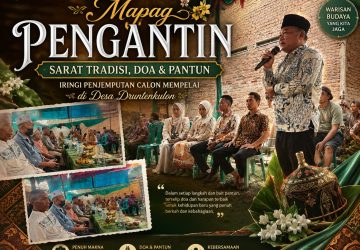 Mapag Pengantin Sarat Tradisi, Doa dan Pantun Iringi Penjemputan Calon Mempelai di Desa Druntenkulon