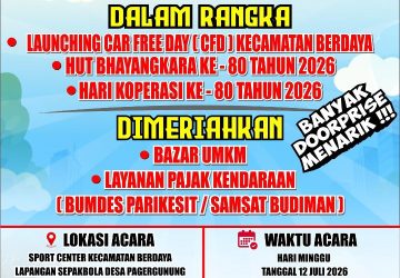 Ulujami Siap Gelar CFD Perdana Program Kecamatan Berdaya, Ada Senam hingga Doorprize Menarik