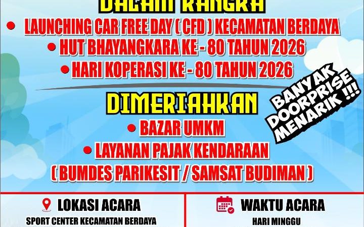 Ulujami Siap Gelar CFD Perdana Program Kecamatan Berdaya, Ada Senam hingga Doorprize Menarik