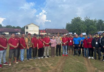 Sinergitas TNI-Polri Amankan Pembukaan Open Turnamen Sepak Bola Angkar Bahana Karimawatn Cup 2026