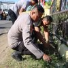 Wujudkan Lingkungan ASRI, Personel Polres Ketapang Gotong Royong Bersihkan Mako Polres
