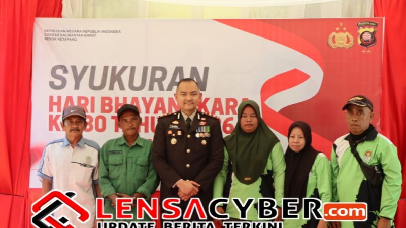 Penuh Kebersamaan dan Kepedulian, Polres Ketapang Gelar Syukuran Hari Bhayangkara ke-80 di Taman Kota