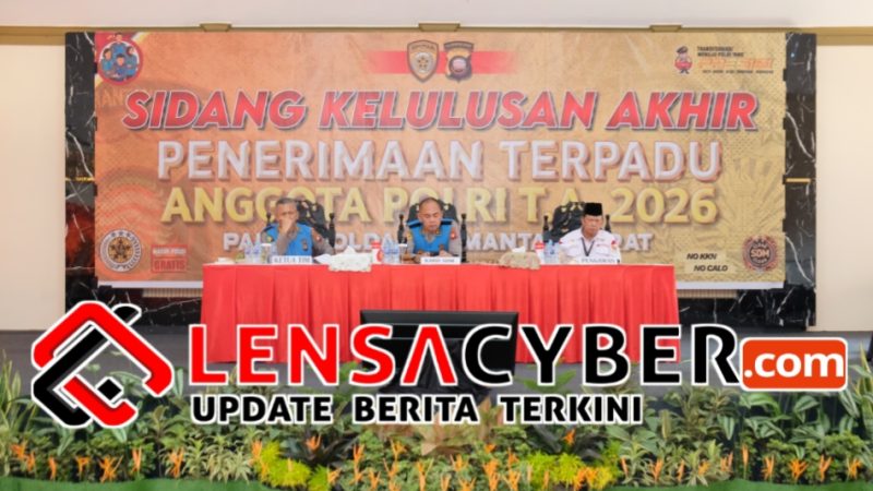 76 Bintara dan 18 Tamtama Lulus Terpilih dalam Sidang Akhir Penerimaan Polri T.A 2026 di Polda Kalbar