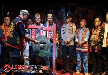Kadis Pariwisata Ketapang Resmi Tutup Gawai Dayak Bebantan’t Polas Laman ke-III di Sungai Laur