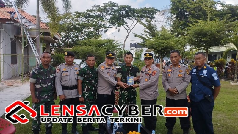 Wujud Soliditas TNI-Polri, Polsek SU II dan Polsek Plaju Gelar Kunjungan Sinergitas ke Mako Kompi Zikon