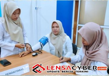 Jajaran Dinas Kominfo Lampung Timur Sukseskan Percepatan Pemeriksaan Kesehatan Gratis