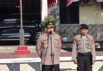 Pimpin Apel Jam Pimpinan, Kapolres Melawi Tekankan Kerapian Personel dan Kebersihan Mako