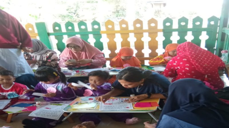 Meriah, 256 Peserta Unjuk Gigi dalam Lomba Kolase Ibu dan Anak IGTKI SU II