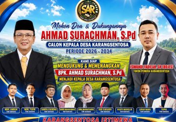 Ketua Pemenangan dan Srikandi Amanah Calon Kades Karang Sentosa Nomor Urut 03 Ajak Pendukung dan Simpatisan beserta Warga Ikut Kampanye Damai