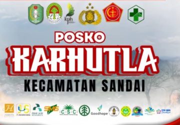 Antisipasi Kebakaran Hutan dan Lahan, Camat Sandai Resmi Bentuk Satgas Karhutla 2026