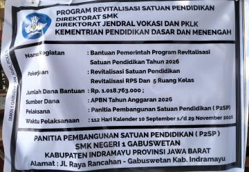 Kabar Baik! SMKN 1 Gabuswetan Dapat Program Bangunan Revitalisasi