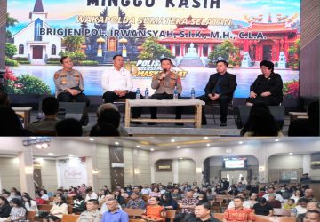 Wakapolda Sumsel gelar Minggu Kasih wujudkan Program 100 Hari Kapolri Pererat toleransi 