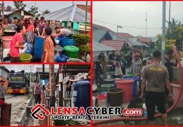 Polresta Banggai Salurkan 30 Ribu Liter Air Bersih ke Warga Luwuk Utara Terdampak Kemarau