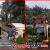 Truk Box Paket Shopee Terjun ke Sungai di Jembatan Manyula, Polsek Kintom ke TKP