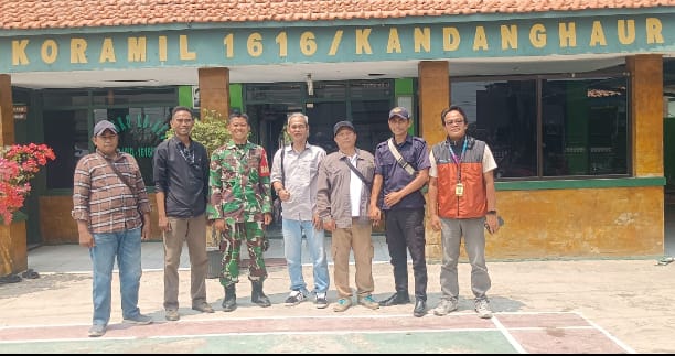 Bangun Sinergitas, Komunitas Jurnalis Pantura Indramayu (KJPI) Gelar Silaturahmi ke Koramil 1616/Kandanghaur Indramayu 