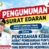 Peringatan dini cegah kebakaran, Pemkab Lampung Timur edarkan surat edaran