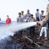 Perkuat Sinergi TNI-Polri dan Pemda, Kapolda Sumsel Pantau Penanggulangan Karhutla di Pangkalan Lampam